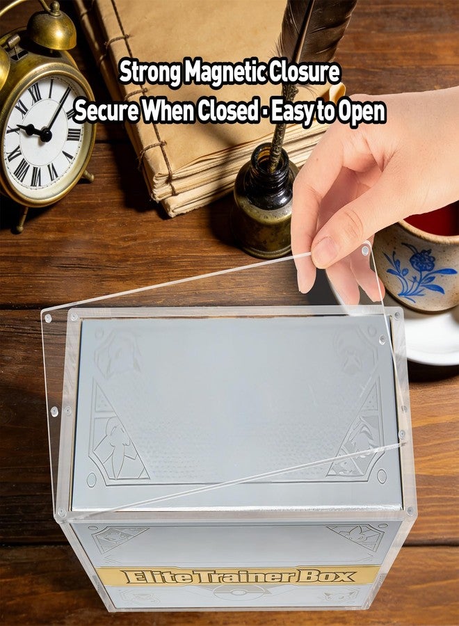 Coolbyl ETB Acrylic Case - UV Protection & Magnetic Closure, Suitable for ETB Box, Thick & Rigid Construction - Image 4